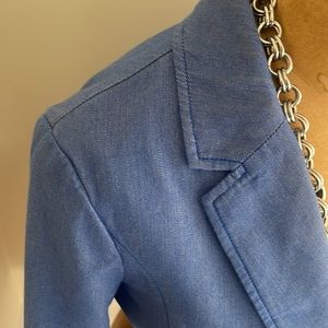 NWT Anthropologie cropped blazer with cute fringe detail size 6